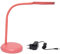 Maul Schreibtischlampe LED MAULjoy | Kleine Schreibtischlampe mit Standfuß | Moderne Tischlampe für Schreibtisch, Büro | Flexible LED Lampe mit 3000K warmweißem LED Licht | Touch of Rose