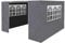 Dellonda Premium Side Walls/Doors/Windows for Gazebo/Marquee, Fits 3 x 3m Models - Grey - DG149