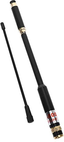 PXQPYMATX Al800 UHF VHF Télescopique Bnc Antenne ajustée for Kenwood Portable for Deux Voies Radio TK-208 TK-308 Convient au Talkie walkie icom IC-V85 antenne