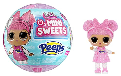 L.O.L. Surprise! Loves Mini Sweets Peeps - Cute Bunny - Limitierte Auflage mit Frühlingsthema - Sammlerpuppe mit 7 Überraschungen - Für Mädchen, Jungen und Sammler ab 4 Jahren