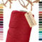 BooGardi Makramee Garn · viele Farben · Rot 3mm x 200m · 3mm oder 5mm · Wollgarn · kreatives knüpfen weben Stricken · DIY Boho Garn