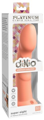 Pipedream Dillio Platinum Super Eight, Peach, 21 cm