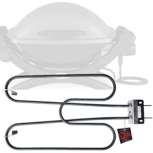 Weber Heizelement [Original Ersatzteil] für Elektrogrill Q 240 und 2400 66816 [1 Stück] mit Schrauben und Deutscher Anleitung Grill Zubehör Elektro Artikelnummer 66816