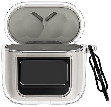 kwmobile Funda Auriculares Compatible con JBL Tour Pro 2 - Estuche Protector Duro de 2 Piezas - Transparente
