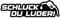 KLEBEKÖNIG Schluck du Luder! 20x6cm Auto Aufkleber Heckscheiben Sticker Tuning Autoaufkleber Jdm