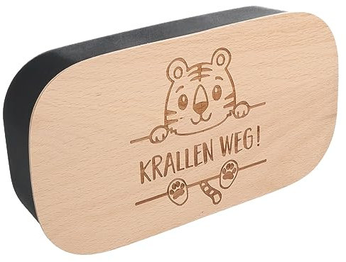 Spruchreif | Lunchbox mit graviertem Frühstücksbrettchen | Lunchbox Kunststoff | Brotdose Schulkind | Lunchbox für Kinder | Jausenbox Kinder | Brotdose Kindergarten | Brotbox Schulkind