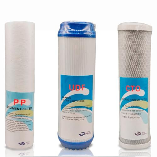 Pack 3 Filtros de agua para Osmosis Inversa Universal 5 etapas