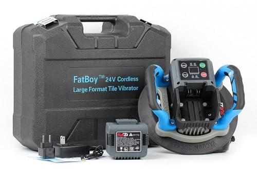 Raizi FatBoy™ 24 V Professionale Grande Formato Piastrelle Vibratore Pavimento Parete Strumento Vibrante Macchina Livellamento Posa Piastrelle Strumenti Vibrazione