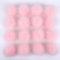 12 Stück 10-11cm Kunstfell Pompons, Kunstfell Bommeln zum Basteln, Künstliche Fellbommel Flauschige Bommel Pom Pom zum Basteln DIY Kreative Handwerk Mützen Handschuhe Tasche Anhängern Dekor,Hell-Pink