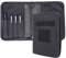 VEPKOIT Großer A5-Notizbuchhalter und Reise-Notizbuchhülle mit Tasche, Leder-Buchhülle für Polizei und Armee, 17,8 x 22,9 cm, OCP Buchhülle mit Reißverschluss, Schwarz (nur Einband)