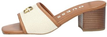 GUESS Ciabatta Ulliye Biege con Fantasia Intrecciata t.6-38