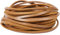 GORGECRAFT 5m Genuine Leather String 3mm Wide Flat Leather Cord 2mm Thick Cowhide Rope Braiding Thread for DIY Crafts Necklace Bracelets Anklet Keychains Boot Lace Jewelry Making Supplies, Chocolate
