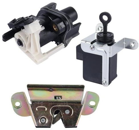 Loquet Serrure de Hayon Arriere Mécanisme D'actionneur De Verrouillage De Coffre De Hayon Pour Citroën C1 Et PEUGEOT 107 Serrure de Hayon Arriere (Color : Assembly kit)