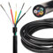 URCIANOW 5x0,75mm² Verlängerungskabel 18AWG 5-adriges Kupferkabel 2M Sauerstofffreies verzinntes Mehrlitzenkabel UL2464 300V Für 5V/12V/24V Kleingeräte