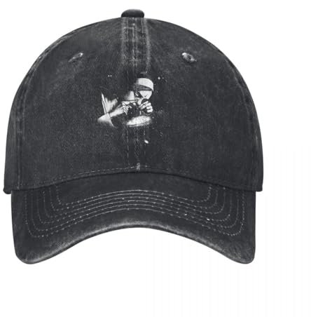 DTDSWNCD Beeindruckende Vintage Lustige Nonne Rauchen Dunkler Stil Baseballkappe Unisex Distressed Denim Snapback Unheilig Harajuku Outdoor Sommer Caps Hut cool