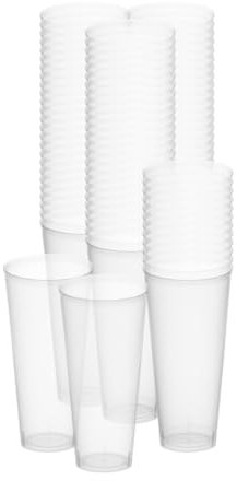 AC ALL CATERING Vasos de Cocktail de Plástico Transparente Reutilizables y Reciclables para Fiestas, Eventos y Barbacoas - Aptos para lavavajillas - 25 unidades.