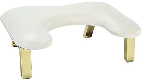 Nail Arm Rest for Nails Hand - Butterfly Shape Nail Hand Rest for Nails - Nail Tech Arm Rest Supplies for Nail Technician Salon Manicure White