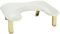 Nail Arm Rest for Nails Hand - Butterfly Shape Nail Hand Rest for Nails - Nail Tech Arm Rest Supplies for Nail Technician Salon Manicure White