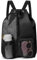 Cretosou Sac Piscine Résistant à l'Eau Sac Cordon Séparation Humide et Sèche, Sac de Sport en Maille Sac à Dos Sportif Pour La Natation, Sacs à Dos Pour Enfants Adultes Natation Gym Plage Sport (Noir)
