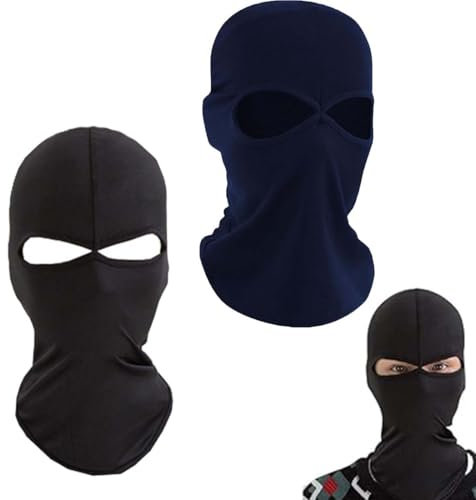 BIKPRST Traspirante Maschera Antivento, Protettore Uv,Passamontagna Traspirante Per Il Viso, Maschera Da Sci Invernale,Copriviso Per Moto,Per Il Collo Per Uomini Donne Per Moto Bici Sci, Nero