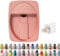 RSQQL 3D-Kunst-Nageldrucker, 2400 DPI tragbarer Muster-Nageldrucker, unterstützt WLAN und Heimwerken, geeignet for Nagelstudio, Nagelkünstler, Nagelliebhaber(Rosegold)