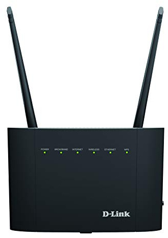 D-Link Modem Router, Wireless AC1200 Gigabit, VDSL/ADSL, VDSL2 +, 802.11ac Wave 2, MU-MIMO, Dual-Band, fino a 866 Mbps su banda a 5 GHz o 300 Mbps su banda a 2,4 GHz, porta USB 2.0 (Ricondizionato)