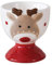 Porte-œufs en céramique Père Noël/cerf - Petite tasse à vin - Accessoire de table - Accessoires de cuisine