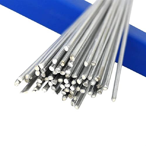 YDHSIKK Électrodes en Acier Doux E6013, Fils de Soudure fourrés en Aluminium, Soudure Basse température, Baguettes de Soudure Simples, faciles à souder, sans Poudre à souder(20pcs 2mmx500mm)