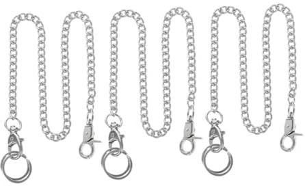 BESPORTBLE Set 3 Catene di Ricambio per Orologio da Tasca in Acciaio Inossidabile Argento Finitura Lussuosa e Design Sofisticato per Accessori Abbigliamento