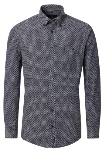 CASAMODA Freizeithemd Langarm Print Casual Fit