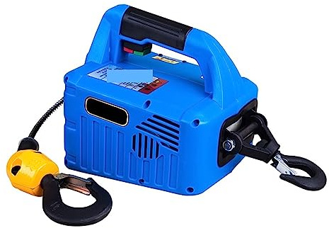 Mini palan électrique 100KG outils de levage guindeau 500KG treuil électrique Portable palan à câble pour tout-terrain(500 Kg x 7.6m)