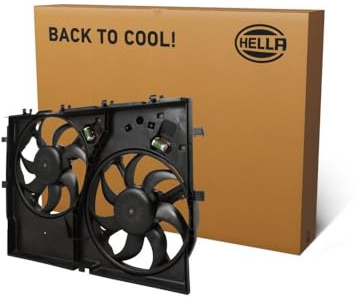 HELLA 8EW 366 420-481 Fan, engine cooling - 12V - 348/384W - Electric