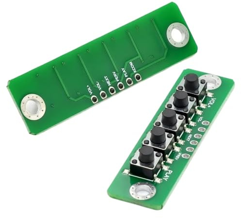 1/5/10 stücke 3/4/5 bit Unabhängige Taste Modul Externe Taste Modul Micro Schalter ButtonBoard ForBluetooth Power Verstärker(5 button 1pcs)