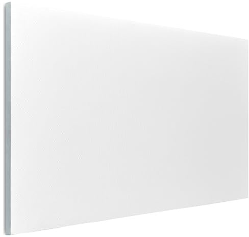 LUMASOUL Leinwand 60x40 cm - 1 Stück - Leinwand zum Bemalen auf Keilrahmen - Leere, Weiße Leinwände - Ideal für Acryl- und Ölmalerei sowie für Skizzen und Zeichnungen