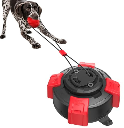 Bobcow Giocattolo per cani con forte ventosa, per la noia per tenerli occupati, puzzle interattivi per cani di taglia media e grande, giocattolo di arricchimento mentale per masticatori aggressivi