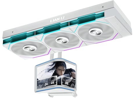 LIAN LI HydroShift II OLED Curved 360 TL Flex AIO Cooler-White-HS2OLDC36TW