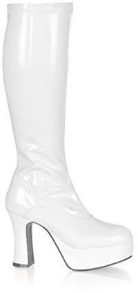 Pleaser Exotica-2000, Damen Stiefel, Weiß (White), 40 EU (7 UK)