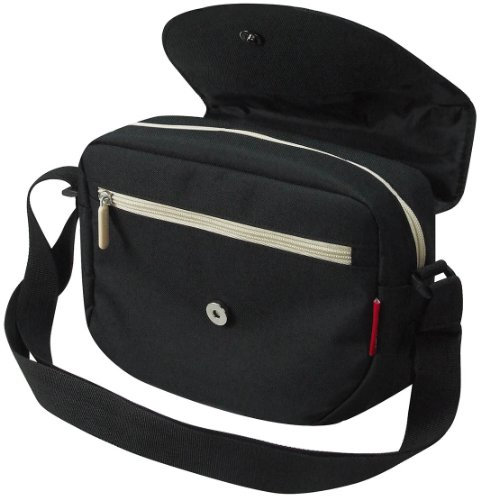 Klickfix Damen Lenkertasche Funbag, schwarz, 25 x 19 x 8cm, 0263S