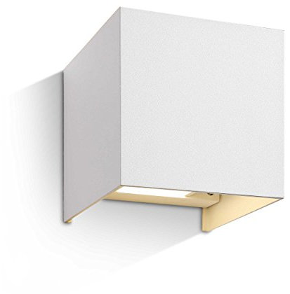 Helestra A28442.07, LED-Wandleuchte, Aluminium, Weiß, 15 x 15 x 15 cm