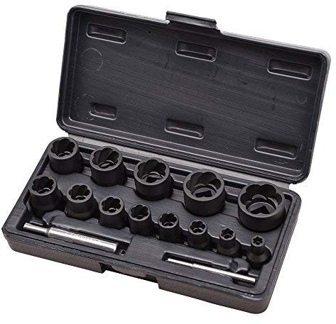 Hesselink® SN-100 Spezial-Schraubenausdreher-Set 1/2+ 1/4 15 tlg.