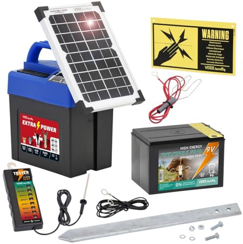 9V Electrificateur de clôture, Extra Power 9V SOLAR Set, CLOTURE ELECTRIFICATEUR