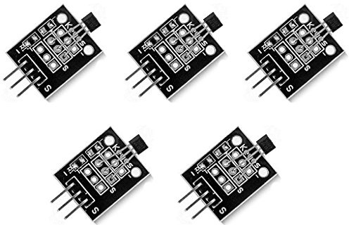 DollaTek 5Pcs Hall Effect KY-003 Magnetic Sensor Module DC 5V For Arduino PIC AVR Smart Cars