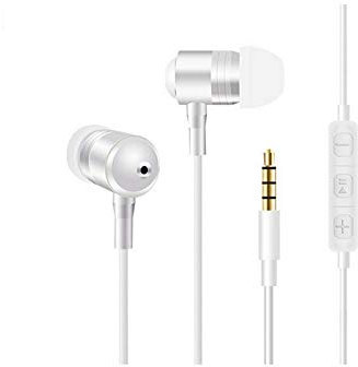 Shot Case Metal Headphones for Huawei P10 Lite White