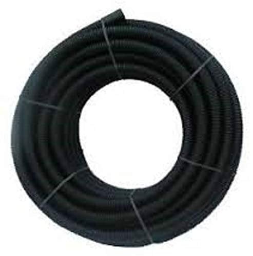 Black Twinwall Duct x 50m Coil for Electric Cable 63mm (50mm int) Ducting