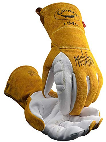 Caiman 1540-5 Gants pour soudeurs et fonderie Doré L