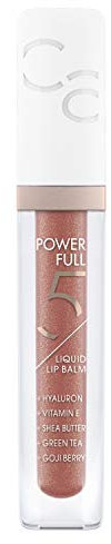 Catrice Power Full 5 Liquid Lip Balm, Nr. 080, Braun, feuchtigkeitsspendend, glättend, mit Vitaminen, glänzend, vegan, ohne Alkohol, ohne Parabene, ohne Mikroplastikpartikel, 1er Pack (4.5ml)