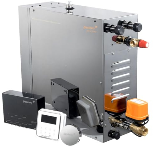 Desineo [4Kw] série Professionnel Premium Générateur De Vapeur pour Hammam vidange Automatique et Full Options Possible