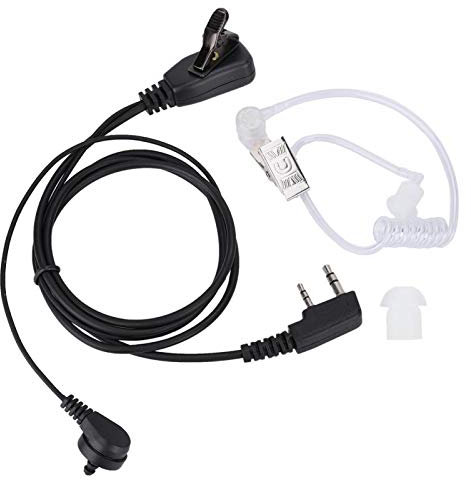 PTT Mic Microfono Auricolare Walkie Talkie per TK3107 UV-5R BF-888S GT-3TP GT-3 Adatto per le persone che lavorano nella stazione di polizia, militare