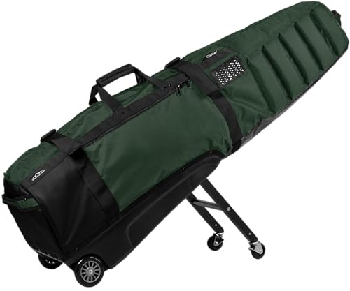 Sun Mountain ClubGlider Meridian Robuste Golf-Reisetasche für Fluggesellschaften, praktische Golf-Reisetasche mit Rollen und dichter Schaumstoffpolsterung