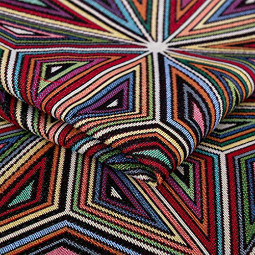 HEKO PANELS Antibakteriell Polsterstoff Möbelstoff Geometrisches Muster Meterware - z.B. Stoff für Stühle oder Eckbank Bezug - Congo